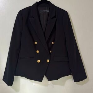 The Limited | Black Blazer with Gold Buttons